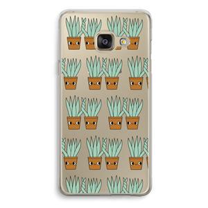 CaseCompany Sansevieria: Samsung Galaxy A3 (2016) Transparant Hoesje