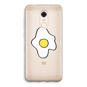 CaseCompany Spiegelei: Xiaomi Redmi 5 Transparant Hoesje