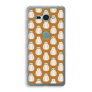CaseCompany Uilen: Sony Xperia XZ2 Compact Transparant Hoesje