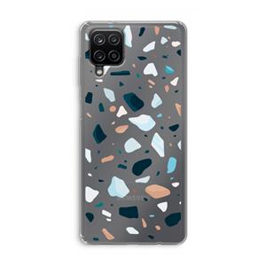 CaseCompany Terrazzo N°13: Samsung Galaxy A12 Transparant Hoesje