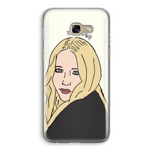 CaseCompany Mary Kate: Samsung Galaxy A5 (2017) Transparant Hoesje