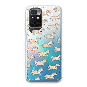 CaseCompany Ponys: Xiaomi Redmi 10 Transparant Hoesje