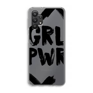 CaseCompany Girl Power #2: Samsung Galaxy A32 5G Transparant Hoesje