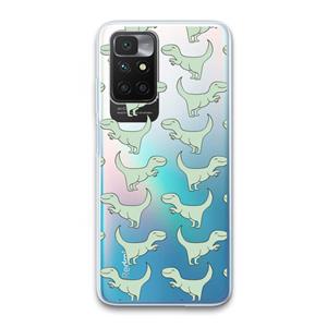 CaseCompany Dinos: Xiaomi Redmi 10 Transparant Hoesje