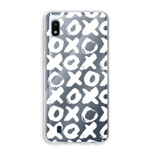 CaseCompany XOXO: Samsung Galaxy A10 Transparant Hoesje