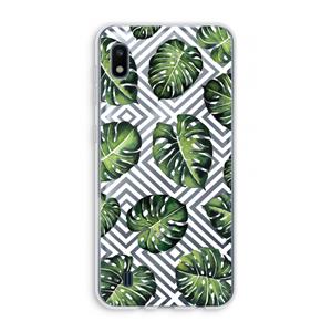 CaseCompany Geometrische jungle: Samsung Galaxy A10 Transparant Hoesje