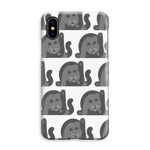 CaseCompany Cats: iPhone XS Max Volledig Geprint Hoesje