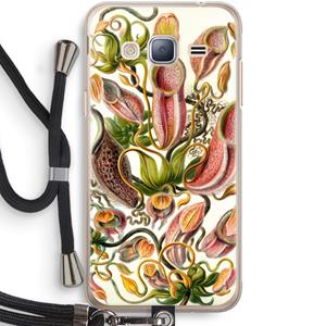 CaseCompany Haeckel Nepenthaceae: Samsung Galaxy J3 (2016) Transparant Hoesje met koord
