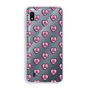 CaseCompany GIRL POWER: Samsung Galaxy A10 Transparant Hoesje