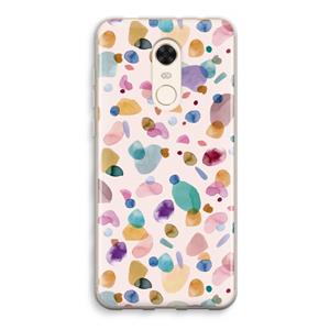 CaseCompany Terrazzo Memphis Pink: Xiaomi Redmi 5 Transparant Hoesje