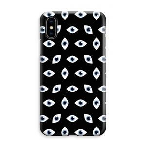 CaseCompany Eyes pattern: iPhone XS Max Volledig Geprint Hoesje