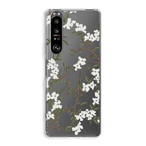 CaseCompany Blossoming spring: Sony Xperia 1 III Transparant Hoesje
