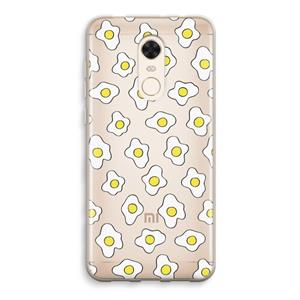 CaseCompany Spiegeleitjes: Xiaomi Redmi 5 Transparant Hoesje