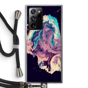 CaseCompany Cosmic Silence: Samsung Galaxy Note 20 Ultra / Note 20 Ultra 5G Transparant Hoesje met koord