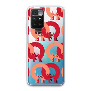 CaseCompany Dogs: Xiaomi Redmi 10 Transparant Hoesje