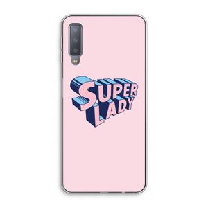 CaseCompany Superlady: Samsung Galaxy A7 (2018) Transparant Hoesje