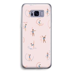 CaseCompany Dancing #3: Samsung Galaxy S8 Transparant Hoesje