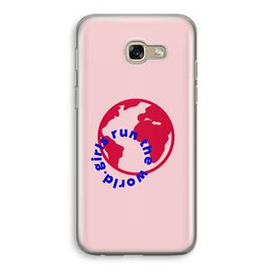 CaseCompany Run The World: Samsung Galaxy A5 (2017) Transparant Hoesje