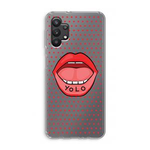 CaseCompany Yolo Denise: Samsung Galaxy A32 5G Transparant Hoesje