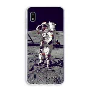 CaseCompany Spaceman: Samsung Galaxy A10 Transparant Hoesje