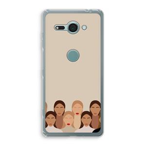 CaseCompany Girls girls girls: Sony Xperia XZ2 Compact Transparant Hoesje