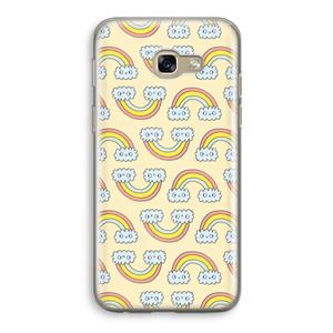 CaseCompany Regenboog: Samsung Galaxy A5 (2017) Transparant Hoesje