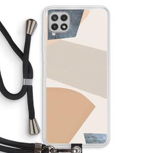 CaseCompany Formo: Samsung Galaxy A22 4G Transparant Hoesje met koord