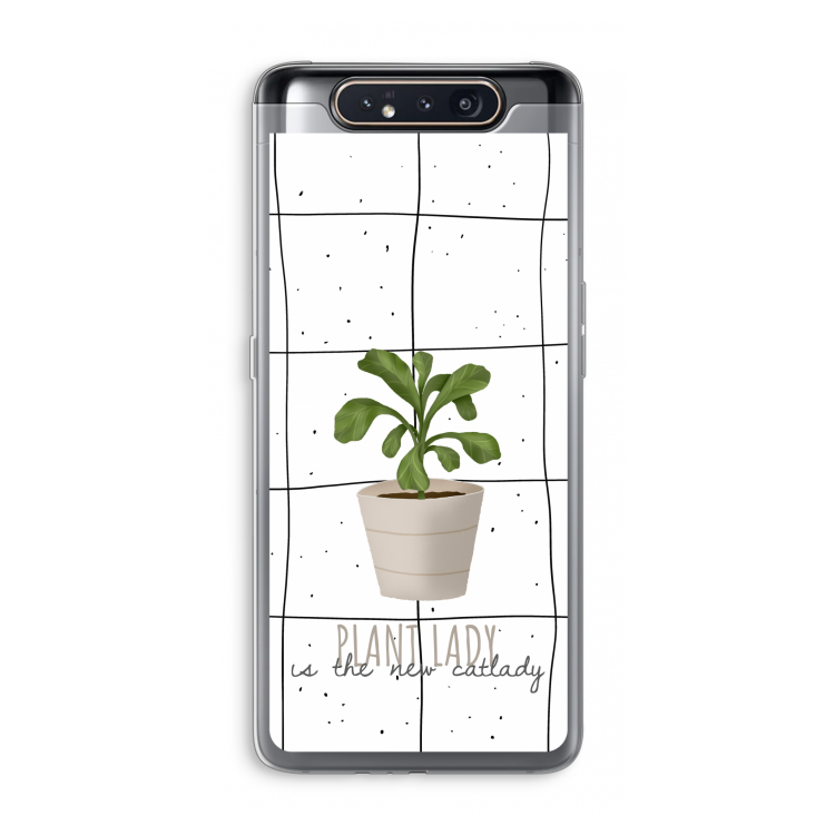 CaseCompany Kamerplant op vensterruit: Samsung Galaxy A80 Transparant Hoesje