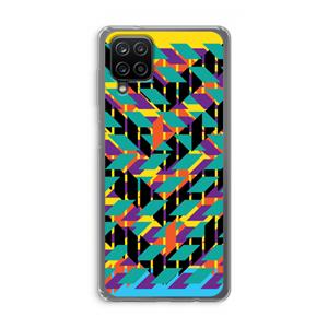 CaseCompany Skew Bee 1: Samsung Galaxy A12 Transparant Hoesje