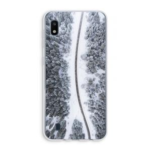 CaseCompany Snøfall: Samsung Galaxy A10 Transparant Hoesje
