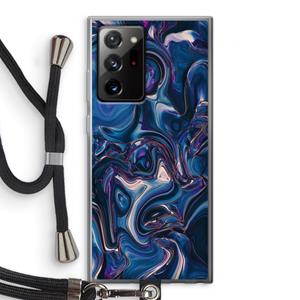CaseCompany Mirrored Mirage: Samsung Galaxy Note 20 Ultra / Note 20 Ultra 5G Transparant Hoesje met koord