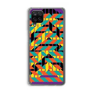 CaseCompany Skew Bee 2: Samsung Galaxy A12 Transparant Hoesje