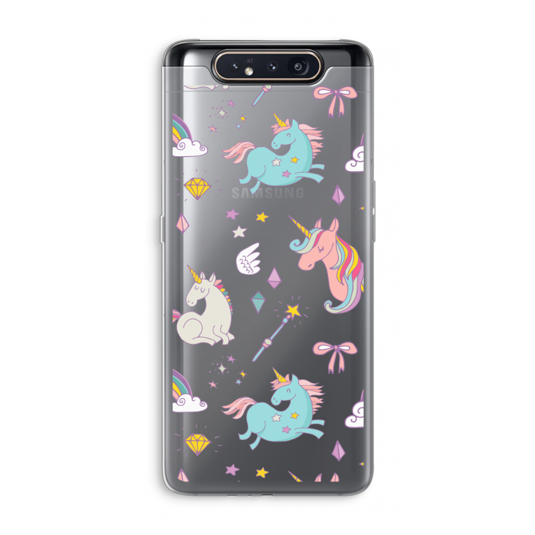 CaseCompany Fantasiewereld: Samsung Galaxy A80 Transparant Hoesje