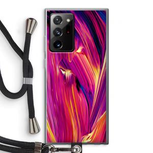 CaseCompany Phoenix: Samsung Galaxy Note 20 Ultra / Note 20 Ultra 5G Transparant Hoesje met koord