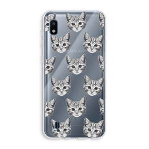 CaseCompany Kitten: Samsung Galaxy A10 Transparant Hoesje