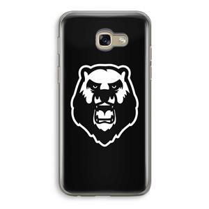 CaseCompany Angry Bear (black): Samsung Galaxy A5 (2017) Transparant Hoesje