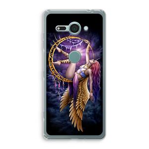 CaseCompany Aerial Angel: Sony Xperia XZ2 Compact Transparant Hoesje