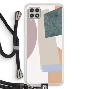 CaseCompany Lindo: Samsung Galaxy A22 4G Transparant Hoesje met koord