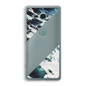 CaseCompany Golven: Sony Xperia XZ2 Compact Transparant Hoesje