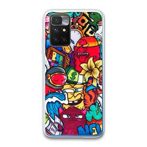 CaseCompany No Rules: Xiaomi Redmi 10 Transparant Hoesje