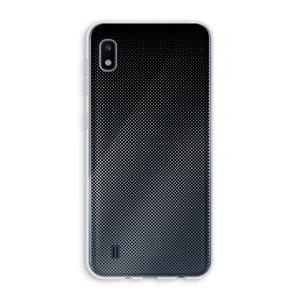 CaseCompany Musketon Halftone: Samsung Galaxy A10 Transparant Hoesje