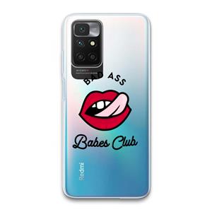 CaseCompany Badass Babes Club: Xiaomi Redmi 10 Transparant Hoesje