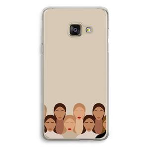 CaseCompany Girls girls girls: Samsung Galaxy A3 (2016) Transparant Hoesje