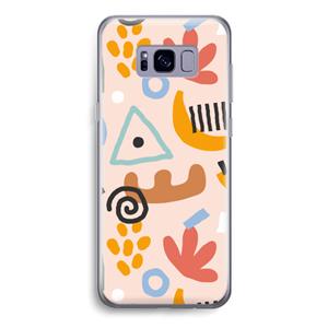 CaseCompany Abstract: Samsung Galaxy S8 Transparant Hoesje