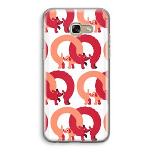 CaseCompany Dogs: Samsung Galaxy A5 (2017) Transparant Hoesje
