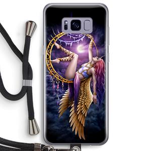 CaseCompany Aerial Angel: Samsung Galaxy S8 Plus Transparant Hoesje met koord
