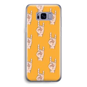 CaseCompany Rock: Samsung Galaxy S8 Transparant Hoesje