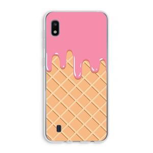 CaseCompany Ice cream: Samsung Galaxy A10 Transparant Hoesje