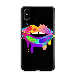 CaseCompany Lip Palette: iPhone XS Max Volledig Geprint Hoesje