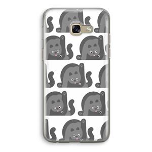 CaseCompany Cats: Samsung Galaxy A5 (2017) Transparant Hoesje